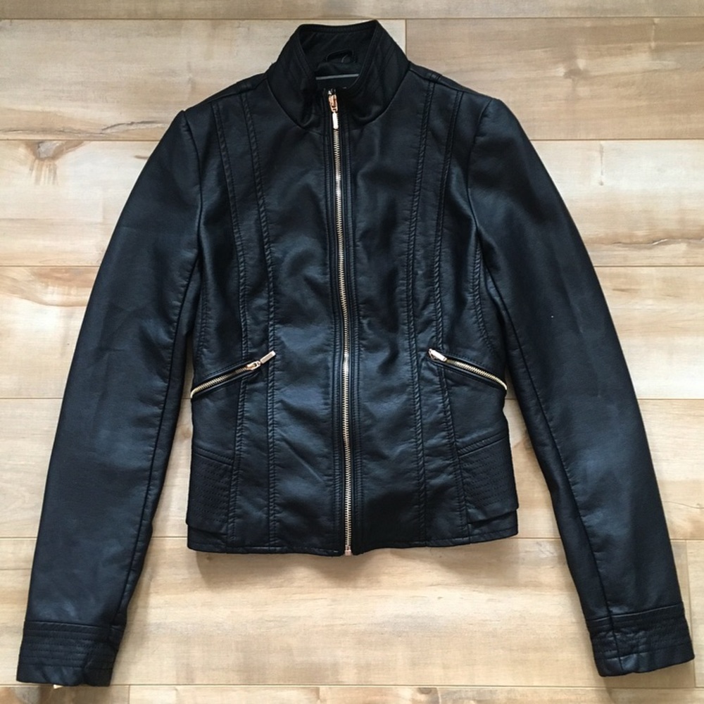 Le Chateau Faux Leather Jacket